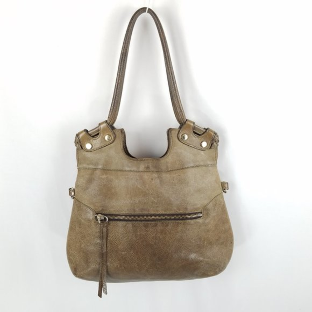 GG‎ Boss bag olive green/brown leather shoulder
